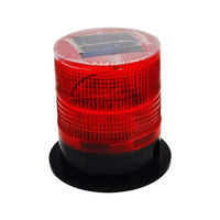 Lampu LED Strobo Indikasi Darurat Peringatan Murah Lampu Rotasi Keselamatan Lalu Lintas Mobil Tenaga Surya PC Magnet