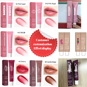 Brillo Labial con Péptidos, Bálsamo Labial Vegano Personalizable, Etiqueta Privada OEM, Lápiz Labial Vegano Orgánico con Manteca - Product Image 2