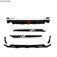 Nouveau kit carrosserie de haute qualité pour Honda CRV 2017-2022 : Lame avant, jupes latérales, lame arrière en plastique PP à fixer par boulons YX-BP2