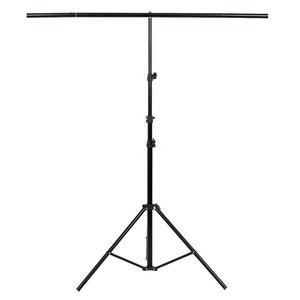 Support de <span class=keywords><strong>fond</strong></span> en forme de T pour photographie, vidéo studio <span class=keywords><strong>photo</strong></span>, selfie, support de <span class=keywords><strong>fond</strong></span> en PVC, 2x1.5m - Product Image 2