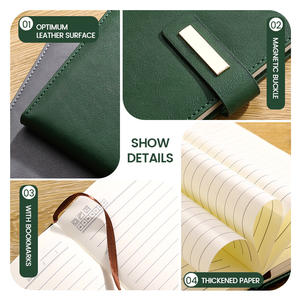 Taccuino personalizzabile in vera pelle di colore puro per regali ed eventi aziendali - Product Image 4