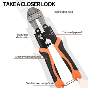Industrial 8 Inch Wire Cutting Pliers Multi Functional Wire-Cut Bolt Cutter For Cable Cutting