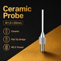 Sonde à pointe plate en céramique SD1.0X20mm, filetage M2.5, stylet de mesure de précision pour indicateur à cadran, pièce de rechange pour micromètre