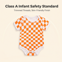 Baju Bayi Baru Lahir Lengan Pendek Katun Lembut Pakaian Tidur Bayi Seluruh Tubuh Nyaman untuk Dipakai Sehari-hari Bodysuit