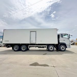 รถบรรทุกตู้เย็นตงเฟิง 8x4 พวงมาลัยซ้าย/ขวา รถตู้แช่แข็ง รถบรรทุกขนส่งสินค้า ขาย - Product Image 5