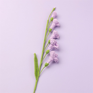 Petite fleur de <span class=keywords><strong>Freesia</strong></span> simple faite à la main pour la décoration de la maison Graduation/cadeau Noël fête des mères et nouvel an - Product Image 4