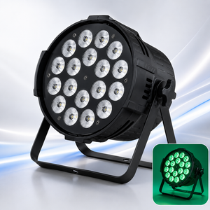 18 LED Four Color Mixing PAR Stage Wash <b>Light</b> with Digital Control for <b>DJ</b> Party Wedding and Concert - Product Image 1
