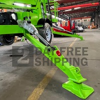 Mini remorque compacte 16m 18m montée sur véhicule nacelle élévatrice mobile remorquable articulée