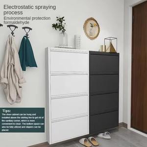 Armoire à chaussures coréenne étagère à chaussures avec armoire à chaussures étagère fermée zapatero con mueble - Product Image 4