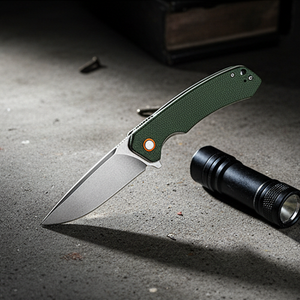 Couteau pliant personnalisé en acier D2, lame en acier, manche en aluminium traité CNC, portable, pour la chasse, le camping, les outils EDC, couteau tactique - Product Image 3