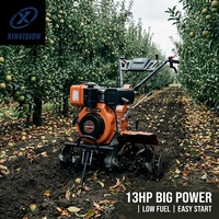 Moteur diesel 192F de 12 CV de puissance maximale, 500 cm³, refroidi par air, 4 temps, pour motoculteur et cultivateur de terrains bruts de modèle 150 à usage intensif