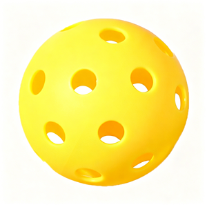 Precision Drilled 26 Holes Indoor Pickleballs White Plastic Consistent <b>Rebound</b> True Flight Performance For Professional Practice - Product Image 1
