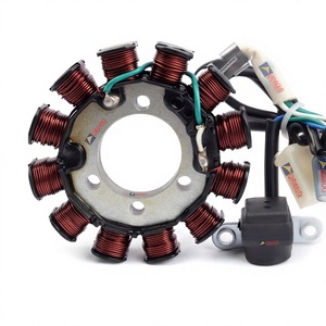 Placa de bobina de estator de 12 polos para Honda Activa Neo Passion X Pro BS3 BS4, conjunto de piezas de repuesto para motocicletas de calidad de exportación, India. - Product Image 1