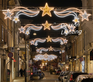 Guirlandes lumineuses LED pour la décoration de la ville, lumières de Noël imperméables, motif étoile 2D, IP65, pour les festivités en plein air, décoration de la <span class=keywords><strong>maison</strong></span> - Product Image 3