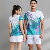 Vêtements de tennis Maillot de baseball Ensembles de vêtements de badminton deux pièces Survêtements décontractés T-shirt de badminton à manches courtes Shorts