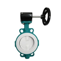 Vanne papillon à disques en acier inoxydable Veyron PTFE à actionneur pneumatique DN100 PN16 pour applications aquatiques