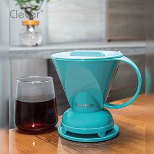 Clever Dripper - Filtro de Café Reutilizable Compacto de Material de Grado Alimenticio, Color Azul Cremoso, de Preparación Rápida, para Oficina, Despensa, Salón del Personal - Product Image 6