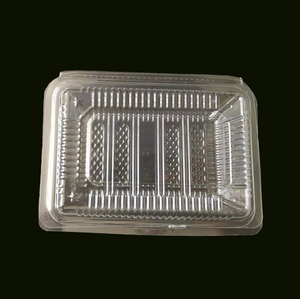 Oferta directa de fábrica barata OPS, contenedor con bisagras de plástico transparente, caja de embalaje desechable con carcasa de almeja - Product Image 1