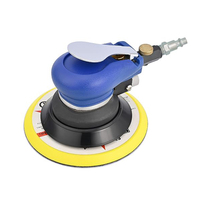 High Efficiency Blue Air Random Obrital Sander 5" 6" Dual Action Palm Sander Self Vacuum Design