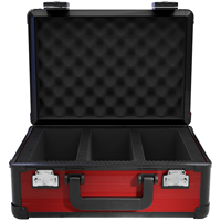Étui pour cartes Slab Case X Rouge (BGS) avec double verrouillage TSA pour cartes gradées