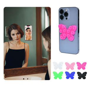 Ventose Adesive in Silicone in Offerta - Supporto per <span class=keywords><strong>Telefono</strong></span> a Doppia Faccia con Forte Presa, Forme di Farfalla/Frutta/Cuore, Versione Migliorata - Product Image 2