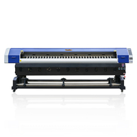 Imprimante éco-solvant grand format 3,2 m (10 pieds) avec 2/4 têtes d'impression I3200 pour impression de vinyle, bâches flexibles et autocollants de voiture