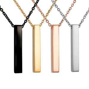 מפעל לשקע זול מלבני בר סגנון מותאם אישית אישית ססגונית בר ריק נירוסטה לחריטה - Product Image 1