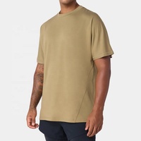 Plus Size Zwaargewicht Katoenen Korte Mouw Relaxte Fit Oversized Drop Schouders Stijl Boxy T Shirts Custom Logo Bestseller