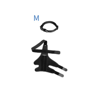 Genouillère pour chien avec collier Attelle métallique réglable Genouillère Protecteur de jambe Manchon de récupération Attelle de soutien pour les jambes arrière des chiens