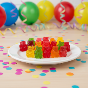 Gomitas de Frutas <span class=keywords><strong>Sin</strong></span> Azúcar con Certificación Halal, en Bolsa, Sabor Dulce, Multicolores, Forma de Dibujos Animados, Mini Gomitas - Product Image 1