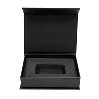Boîte cadeau magnétique personnalisée avec logo, élégante et compacte, gaufrage, revêtement UV, doublure en éponge, en carton rigide pour cosmétiques