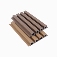 Panneaux de revêtement mural en WPC double extrusion, résistants aux UV, imperméables, anti-humidité, écologiques, pour l'extérieur, pour hôtels et bureaux