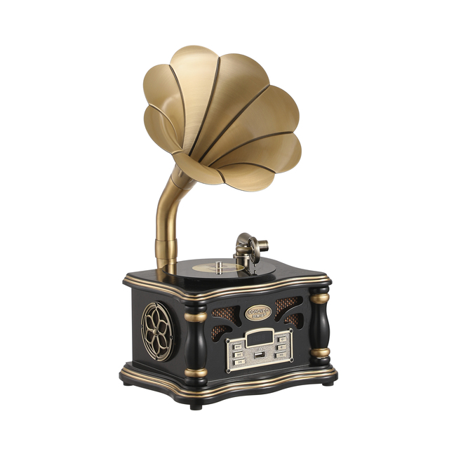 Elegant Multi Functional Vintage Retro Radio Home Decor Phonograph SpeakerRetro Bluetooth Speaker