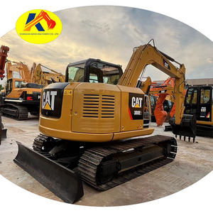 Excavatrice sur chenilles hydraulique CAT 308E d'occasion de 8,4 tonnes, moteur C3.3B 3 cylindres, godet de 0,23 m, rampe de déchargement de 4,15 m, qualité industrielle - Product Image 1