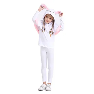 Костюм кролика на Хэллоуин для детей, пасхальный комбинезон с животными, карнавальный комбинезон, Пасхальный костюм кролика, накидка кролика для девочек