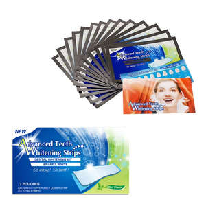 Tiras Blanqueadoras Dentales Sensibles 5D/9D <span class=keywords><strong>para</strong></span> Uso en Casa con Peróxido <span class=keywords><strong>de</strong></span> Hidrógeno y Sabor a Menta, 14 Sobres - Product Image 5