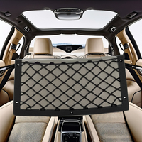 Filet de rangement élastique pour voiture en PP, filets de cargaison pour voiture, caravane, bus, camping, dossier de siège avec poche en filet, accessoires de voiture