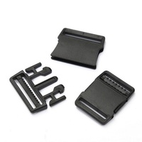 Boucle latérale en plastique à dégagement rapide pour sac à dos, en gros, pas cher, en stock, noir, 20 mm, 25 mm, 32 mm, 38 mm