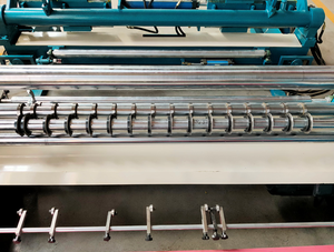 Tweedehandse Grote Diameter Opwikkelsnijmachine Voor Kraftpapier Snijden Schuurpapier Buis Maken Kern Plc Componenten - Product Image 2