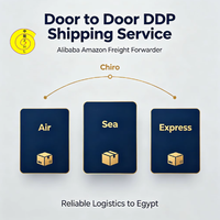 Transitaire Alibaba Amazon Égypte, service d'expédition porte-à-porte par air+express, agent ZHL pour marchandises générales, délai de expédition de 15 jours
