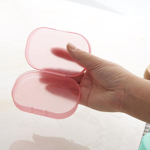 עבודת יד סבונים שקופה יצירתית בעבודת סבון מרובעת משטח פלסטיק סופג משטח פלסטיק לסבון פנים אמבטיה - Product Image 2