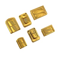 Boîtes cadeaux en gros, boîtes à vin, attaches plates à pression, attaches en alliage de zinc, accessoires de quincaillerie en stock