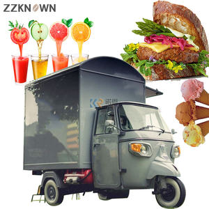 4 Wheels Motorized Electric Towable Food Trailer for Europe Snack Food Ice Cream Vending <b>Cart</b> - Product Image 1