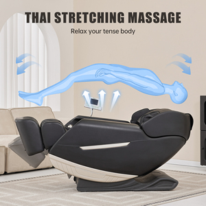 <span class=keywords><strong>Silla</strong></span> de Masaje de Cuello y Hombros Plegable Automática 3D de Gravedad Cero con Riel SL, Éxito de Ventas en <span class=keywords><strong>Amazon</strong></span> - Product Image 3