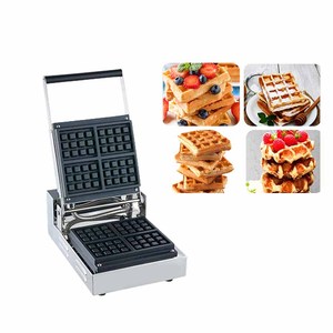 New Mini Egg Waffle <strong>Maker</strong> Commercial Electric 1300W Stainless Steel High Productivity Flour <strong>Snacks</strong> Machine - Product Image 2