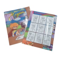 Échantillon gratuit de livres de coloriage personnalisés bon marché et impression de livres de coloriage Licorne Crayon pour les enfants