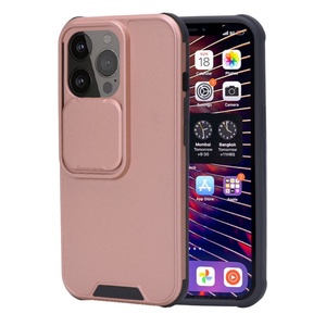 Nouvelle coque de téléphone portable 2-en-1 avec fenêtre push en TPU+PC pour Xiaomi iPhone 11 12 Mini 13 Pro Xs Max 2023 - Product Image 3