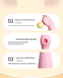 Estimulador de Clítoris y Pezones con Ventosa en Forma de Oso, Masajeador de Vacío Oral, 10 Velocidades, Impermeable, Vibrador de Succión para Clítoris, Juguete Sexual Femenino - Product Image 4