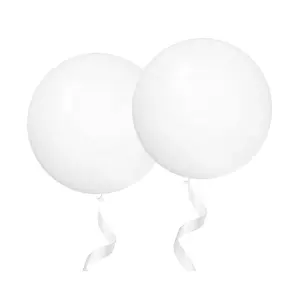 Große große 36 Zoll aufblasbare Helium Runde Latex alles Gute zum Geburtstag klare transparente Luftballons Ballon