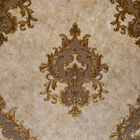 Papier peint en relief 3D de style européen chambre salon fond d'hôtel papier peint luxueux et haut de gamme